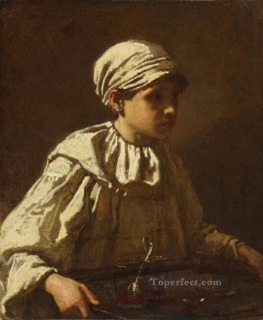 Thomas Couture Painting - the little confectioner figure painter Thomas Couture